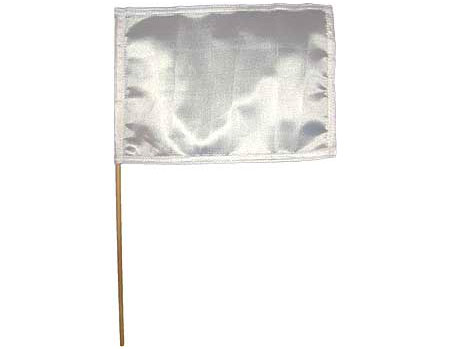 Stick Flag (1 Ply) 7" x 10" w/ Wood Stick