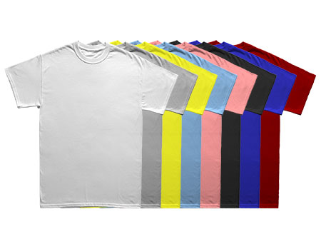 Blank T-Shirts 50/50 (cotton/poly) For Heat Transfer Printing