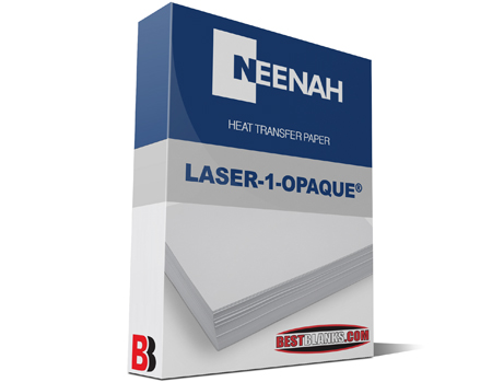 Neenah Laser 1 Opaque Dark Heat Transfer Paper 8.5”x11” 100 Sheets Made In USA 